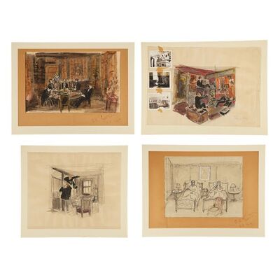 1271. Hand-drawn Set Design Sketches ### IF... (1968)