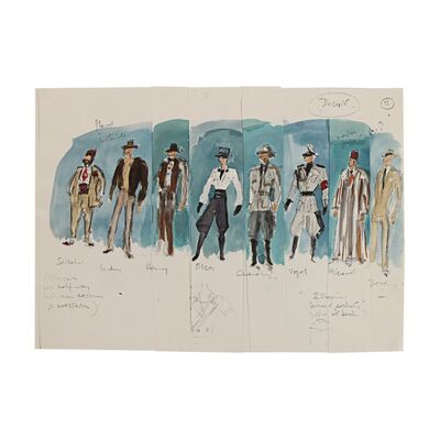 1284. Anthony Powell Hand-coloured Indiana Jones and Main Characters Costume Design Artwork ### INDIANA JONES AND THE LAST CRUSADE (1989)