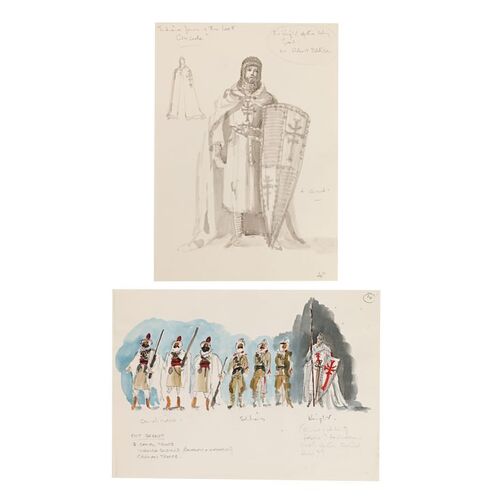 1286. Anthony Powell Hand-coloured Soldier Costume Design Artwork ### INDIANA JONES AND THE LAST CRUSADE (1989)