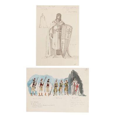 1286. Anthony Powell Hand-coloured Soldier Costume Design Artwork ### INDIANA JONES AND THE LAST CRUSADE (1989)