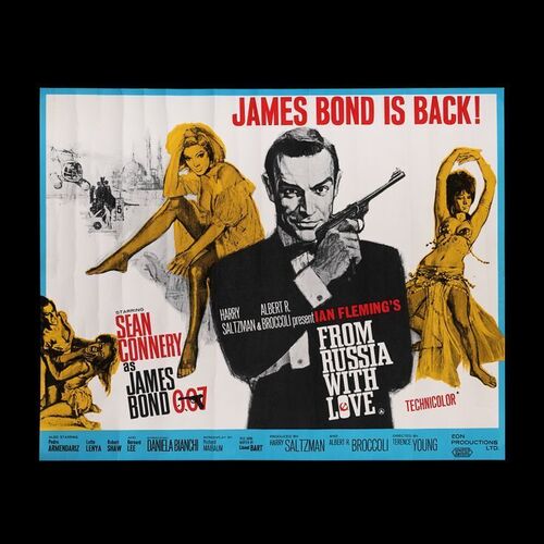 1294. British Half Sheet Poster ### JAMES BOND: FROM RUSSIA WITH LOVE (1963)