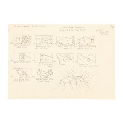 1298. Syd Cain Hand-drawn Storyboard Page ### JAMES BOND: ON HER MAJESTY'S SECRET SERVICE (1969)