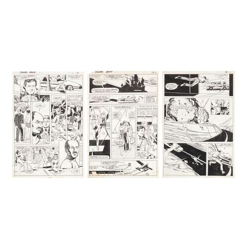 1313. Set of Three Hand-drawn Howard Chaykin and Vince Colleta Marvel Super Special #19 Pages ### JAMES BOND: FOR YOUR EYES ONLY (1981)