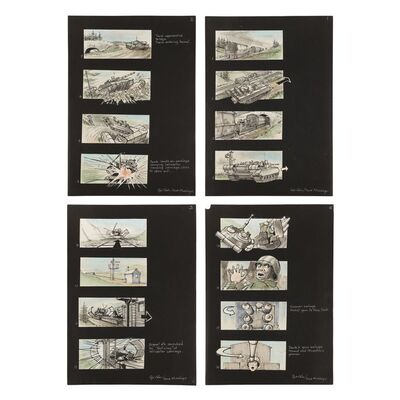1340. Set of Four Hand-drawn Syd Cain and Derek Meddings Storyboards ### JAMES BOND: GOLDENEYE (1995)