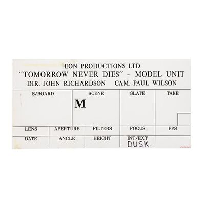 1343. Oversized Water Model Unit Slate ### JAMES BOND: TOMORROW NEVER DIES (1997)