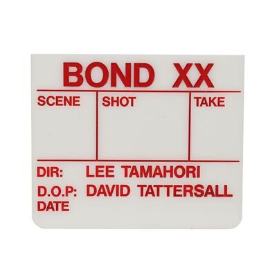 1351. Insert Production Clapperboard Slate ### JAMES BOND: DIE ANOTHER DAY (2002)
