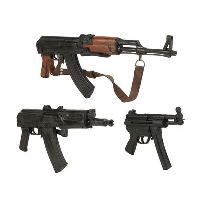 1353. Peter Nelson Collection: Stunt MP5K, AKS-74U, and AKMS Guns ### JAMES BOND: DIE ANOTHER DAY (2002)