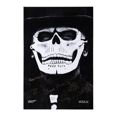 1369. Daniel Craig, Christoph Waltz and Cast-Autographed Day of the Dead Poster ### JAMES BOND: SPECTRE (2015)