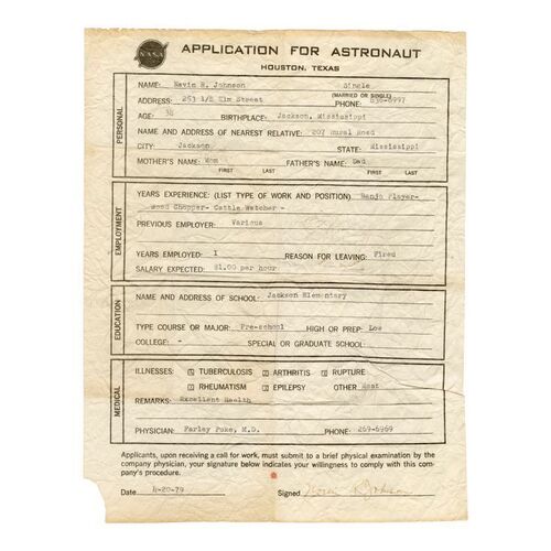 1375. Navin Johnson's (Steve Martin) Astronaut Application ### THE JERK (1979)