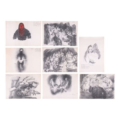 1410. Eight Hand-Drawn Concept Sketches ### THE KEEP (1983)
