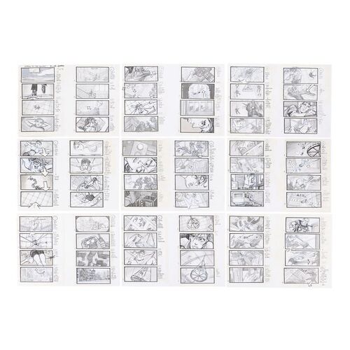 1429. Martin Asbury Hand-drawn Production Storyboards ### LARA CROFT: TOMB RAIDER (2001)