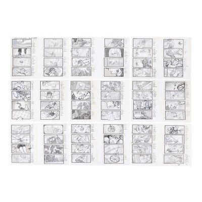 1429. Martin Asbury Hand-drawn Production Storyboards ### LARA CROFT: TOMB RAIDER (2001)