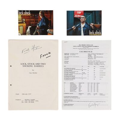 1448. Frank Harper Collection: Production-Used and Autographed Script, Autographed Call Sheet and Screening Tickets ### LOCK, STOCK AND TWO SMOKING BARRELS (1998)