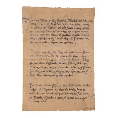 1456. Page of Writing from Bilbo's (Ian Holm) House ### THE LORD OF THE RINGS: THE FELLOWSHIP OF THE RING (2001)