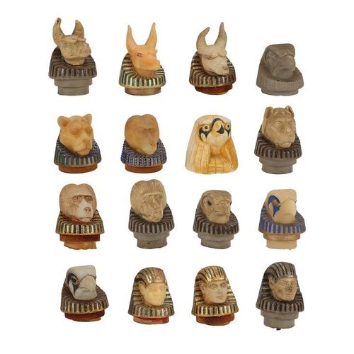1508. Set of Canopic Jar Production Lids ### THE MUMMY (1999)
