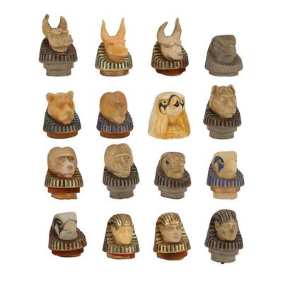 1508. Set of Canopic Jar Production Lids ### THE MUMMY (1999)