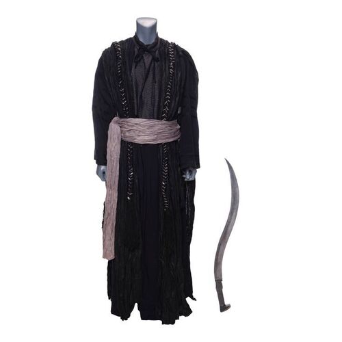 1509. Dr. Terrence Bay's (Erick Avari) Stunt Sword and Ardeth Bay's (Oded Fehr) Black Robe Costume ### THE MUMMY (1999)