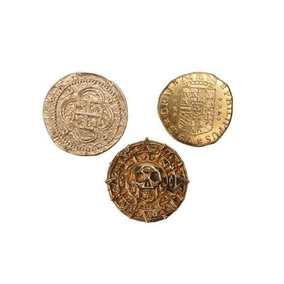 1555. Set of Three Cursed Aztec Coin and Spanish Coins ### PIRATES OF THE CARIBBEAN: THE CURSE OF THE BLACK PEARL (2003)