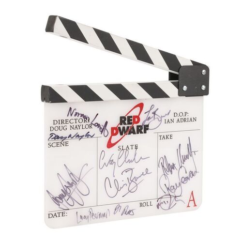 1579. Main Cast-autographed Clapperboard ### RED DWARF - THE PROMISED LAND (2020)