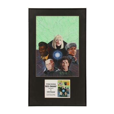 1580. Colin Howard Hand-drawn and Coloured "Smegazine" Cover Artwork ### RED DWARF (T.V. SERIES, 1988-2020)