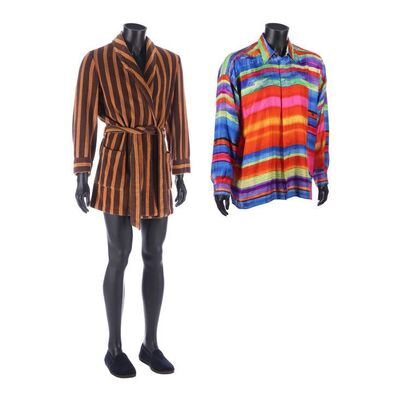 1587. Elton John's (Taron Egerton) Screen-matched Dressing Gown, Shirt and Slippers ### ROCKETMAN (2019)