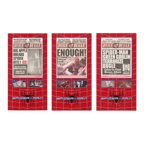 1610. Set of Three Daily Bugle Newspapers ### SPIDER-MAN (2002)