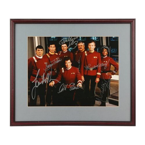 1623. Cast Autographed Photo ### STAR TREK V: THE FINAL FRONTIER (1989)