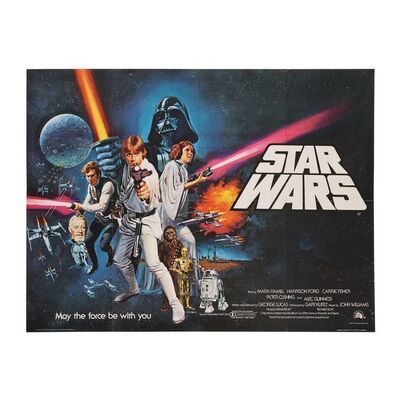 1660. UK Quad Poster - Style C ### STAR WARS: A NEW HOPE (1977)