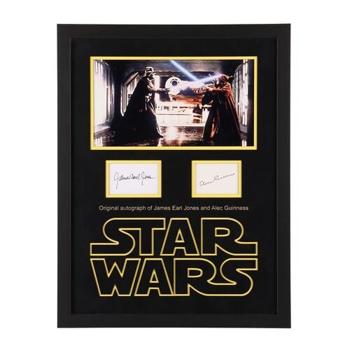 1672. Alec Guinness and James Earl Jones Autograph Display ### STAR WARS: A NEW HOPE (1977)