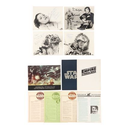1682. Set of Cast-Autographed Photos and Programmes ### STAR WARS: THE EMPIRE STRIKES BACK (1980)