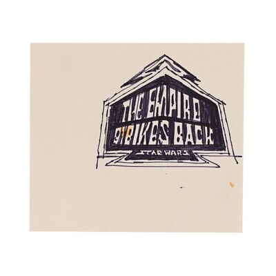 1683. Hand-Sketched Ralph McQuarrie Title Concept Art ### STAR WARS: THE EMPIRE STRIKES BACK (1980)