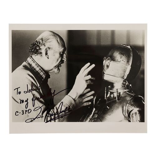 1689. Irvin Kershner-autographed C-3PO Photo ### STAR WARS: THE EMPIRE STRIKES BACK (1980)