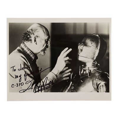 1689. Irvin Kershner-autographed C-3PO Photo ### STAR WARS: THE EMPIRE STRIKES BACK (1980)
