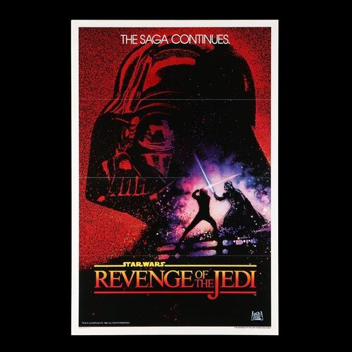 1691. Revenge of the Jedi Undated Teaser One Sheet ### STAR WARS: RETURN OF THE JEDI (1983)