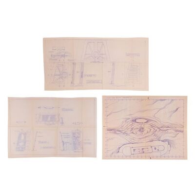 1693. Sarlak Pit, Bunker Door Panel and Door Detail Dyelines ### STAR WARS: RETURN OF THE JEDI (1983)