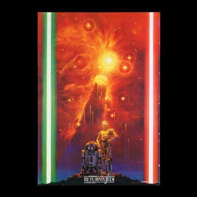 1694. Japanese B2 "Starfall" Poster ### STAR WARS: RETURN OF THE JEDI (1983)