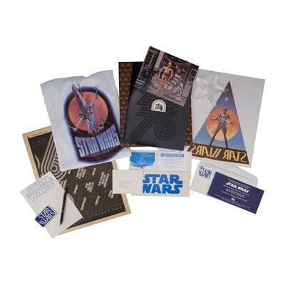 1700. Screening Invites, Lucite Star Crew Gift, Exhibitor's Book and Ephemera ### STAR WARS: ORIGINAL TRILOGY