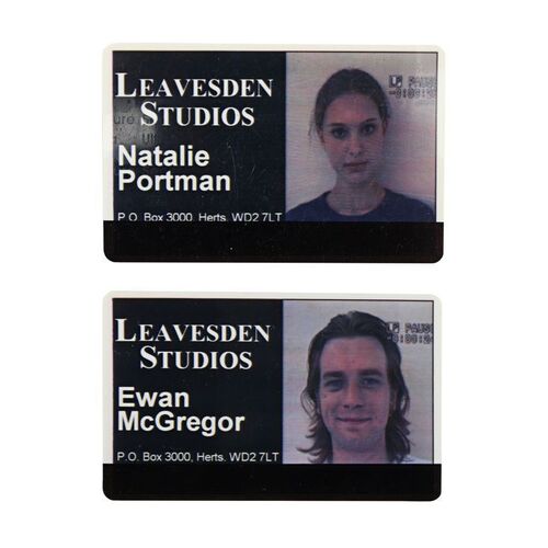 1711. Natalie Portman and Ewan McGregor Leavesden Studios Passes ### STAR WARS: PREQUEL TRILOGY (1999-2005)