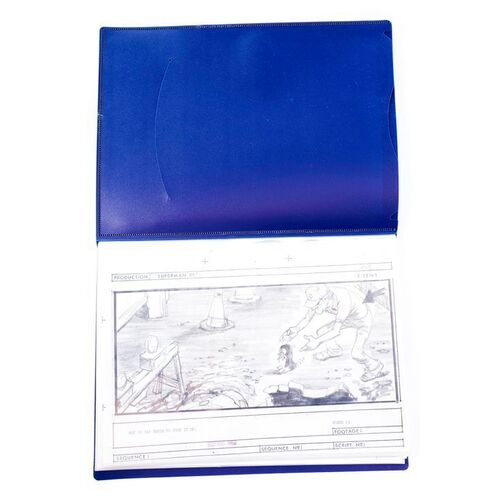 1744. Hand-drawn Opening Sequence Storyboard Binder ### SUPERMAN III (1983)