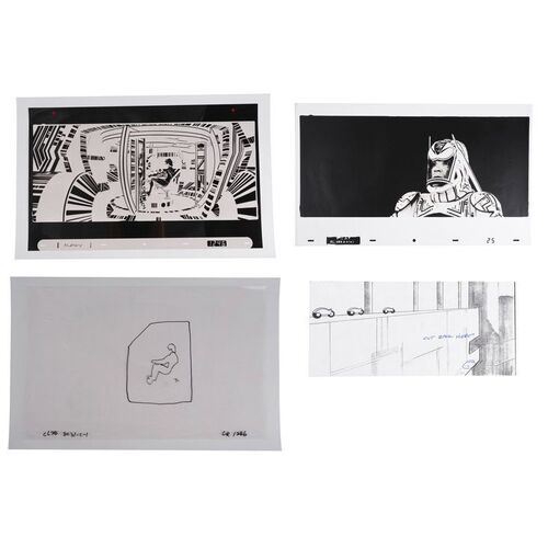 1790. Set of Three Kodaliths with Printed Light Cycle Storyboard ### TRON (1982)