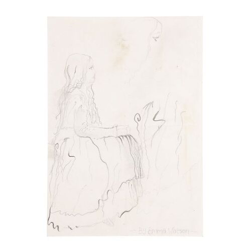 1803. Emma Watson Hand-Drawn Sketch ### UNKNOWN PRODUCTION
