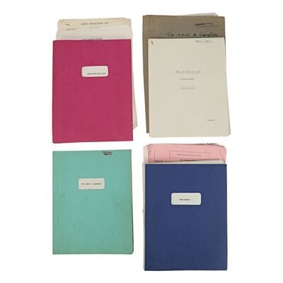 1808. Set of Production-Used Classic Horror Scripts ### VARIOUS PRODUCTIONS