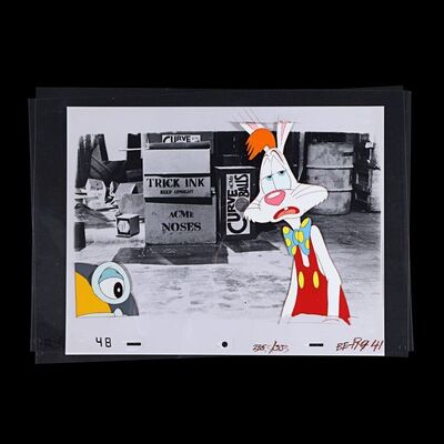 1816. Hand Painted Benny and Roger in the Warehouse Animation Cel ### WHO FRAMED ROGER RABBIT (1988)