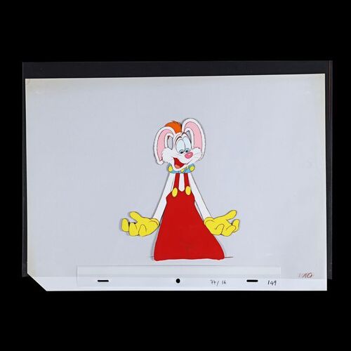 1818. Hand Painted Roger Rabbit Animation Cel ### WHO FRAMED ROGER RABBIT (1988)
