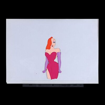 1819. Hand Painted Jessica Rabbit Animation Cel ### WHO FRAMED ROGER RABBIT (1988)
