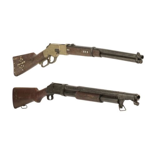 1828. Steve Trevor's (Chris Pine) Stunt Shotgun and Chief's (Eugene Brave Rock) Stunt Rifle ### WONDER WOMAN (2017)