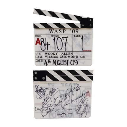 1837. Autographed Clapperboard ### YOU WILL MEET A TALL DARK STRANGER (2010)