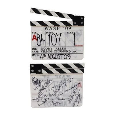 1837. Autographed Clapperboard ### YOU WILL MEET A TALL DARK STRANGER (2010)