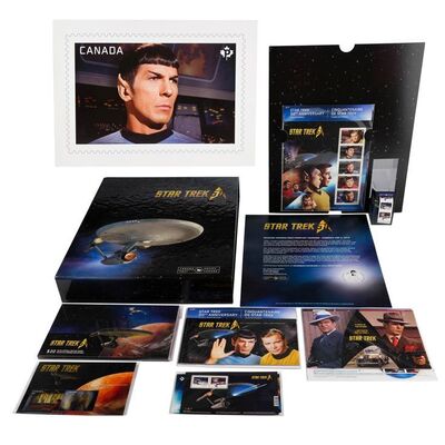 1615D. Leonard Nimoy Collection: Canadian Star Trek Stamp Collection and Spock (Leonard Nimoy) Stamp Prints ### LEONARD NIMOY