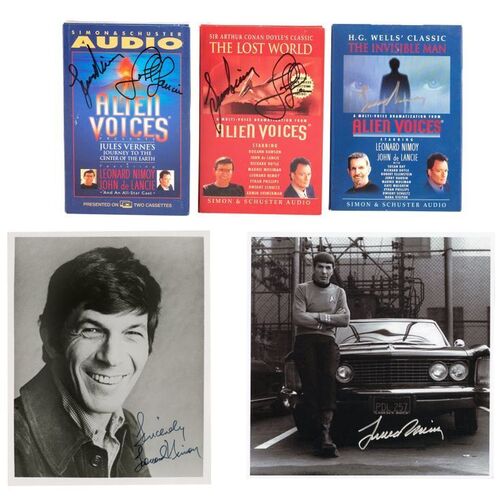 1615B. Leonard Nimoy Collection: Leonard Nimoy-Autographed Alien Voices Tape Sets and Photographs ### LEONARD NIMOY